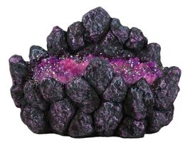 Faux Geode Crystals Rock Magic Wands Holder Stand Prop Accessory Decor - €15,55 EUR