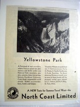 1930 Ad Northern Pacific Railroad Ad Yellowstone Park NP - £6.28 GBP