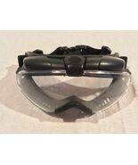 Vintage Black Clear Lens Wrap Around Snowboard Ski / Motorcycle Goggles - $17.78 CAD