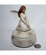 Brown Hair Angel Star Innocence Porcelain Trinket Box 2014 AngelStar 10372 - £15.01 GBP