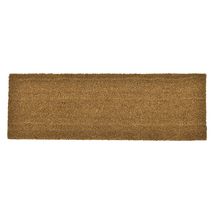 EVIDECO French Home Goods Sheltered Long Front Door Mat Coir Coco Fibers... - $24.74