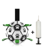 Dog Toys Interactive Pet Football Toys with Grab Tabs training Soccer Pet  - $26.00
