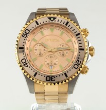 Invicta Uomo Placcata Oro Quarzo pro-Diver Orologio Cronografo 27475 - $125.93