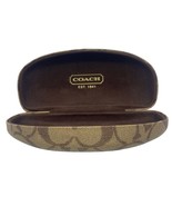 Coach Brown Signature Logo Hard Case Sunglasses Glasses - $228.09 MXN