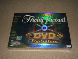 TRIVIAL PURSUIT DVD POP CULTURE BOARDGAME, 2003 EDITION PARKER BROTHERS - $12.82