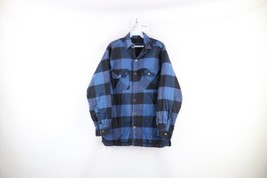 Vtg Streetwear Mens Medium Distressed Quilt Lined Flannel Button Shirt J... - $49.45