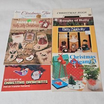 Christmas Craft Leaflet Lot of 7 Ornaments Nativity Eggs Paper Bag Origa... - £12.56 GBP