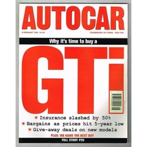 Autocar Magazines 8 February 1995 mbox2246 GTi Time To Buy - $4.90