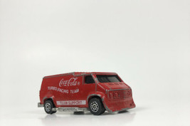 Corgi Coca-Cola Turbo Racing Team Hot Rod Custom Van Team Support Diecast - $6.44