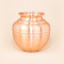 ISHA LIFE Traditional copper water storage pot/matka (Jeevarasam pot) (5... - £118.54 GBP