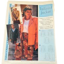 Vintage 1980s McCalls Tailored Jacket Sewing Pattern For Women Sizes 12-14 - $7.68
