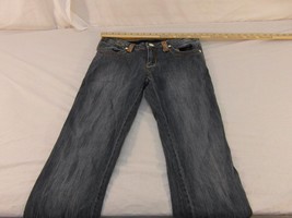 Adult Women&#39;s Coogi Cotton Blend Zip Up Fly Blue Tan Mixed Jeans 30818 - $19.78