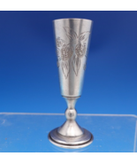Russian .875 Silver Cordial Cup GW Interior Bright-Cut with Strawberries... - $93.68 CAD