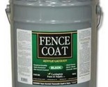 Lexington Fence Coat Acrylic Lacquer Fence Paint Black 5 gal. - $78.68