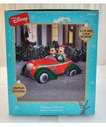NEW Mickey and Minnie Disney Airblown Light-Up Christmas Car Inflatable - £109.56 GBP
