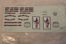 HO Scale Miller Decal, Colorado Midland Box Car Decals #OT-R-20 BNOS - $15.00