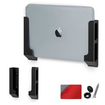 BRAINWAVZ Wall Mount Laptop Holder with Adhesive &amp; Screw in, 1.2&quot; / 31mm... - $45.99