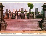 Tomb of Saigo Takamori Nanshu Cemetery Kagoshima Japan UNP WB Postcarde S24 - $17.77