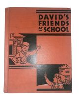 "David's Friends at School" children’s book 1936 Scott, Foresman and Com... - $27.00