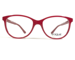 Vogue VO 5030 2470 Gafas Monturas Rojo Redondo Completo Borde 51-16-135 - $55.68