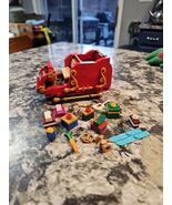 Lego minifigure scale Christmas sleigh w/ gifts box manual no santa or r... - €13,60 EUR