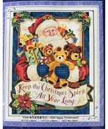 Keep the Christmas Spirit Santa Counted Cross Stitch Kit 18" x 22" - $39.59
