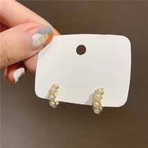 New fashion Korean  fresh Women earrings temperament contracted sweet pearl geom - £6.65 GBP