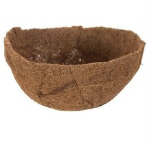 2 Coconut Fiber Plant Liners Coir Wire Baskets Coco Inserts Set Pair 10 ... - £10.26 GBP