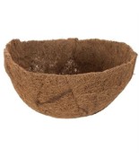 2 Coconut Fiber Plant Liners Coir Wire Baskets Coco Inserts Set Pair 10 ... - £10.29 GBP