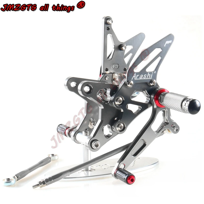 Motorcycle CNC Adjustable Foot Rset For KAWASAKI ZX6R 2009 10 11 12 13 14 15 16 - £134.55 GBP