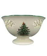 Spode Christmas Tree - 7" Pierced Footed Pedestal Bowl Compote - $29.68