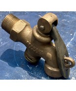 Brass spout 1&quot; pipe thread locking handle quality made in USA solid bras... - $14.95