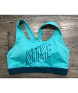 Nike Dri Fit Small Teal Blue Padded Sports Bra - £9.82 GBP