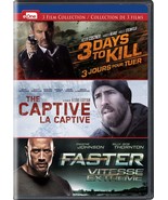 3 Days to Kill / Captive / Faster [DVD] - $12.82