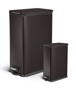Home Zone Living 12 Gallon and 2.5 Gallon Kitchen Trash Can Combo Value ... - $421.37 CAD