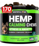 Hemp Calming Chews for Dogs - Anxiety Relief, Calming, Joint Support &amp; B... - £13.97 GBP