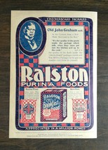 Vintage 1904 Ralston Purina Breakfast Foods Full Page Original Ad 721 - $6.64