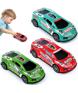 7 Inch Friction Power Car Toys Set, Push and Go Pull Back Trucks Wind up... - $396.78 MXN