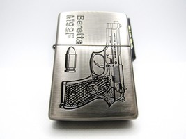Beretta M92F Pistol Gun Bullet Zippo 1993 Mint Rare - £152.50 GBP