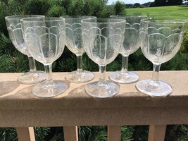 ARCHED GRAPE BOSTON &amp; SANDWICH COMPANY 1870s SET OF (6) EAPG - $63.58