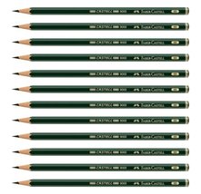 Faber-Castell pencils, Castell 9000 graphite pencils, 8B Pre-sharpened B... - $19.35
