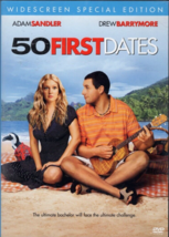 50 First Dates 2004 DVD Widescreen Adam Sandler Drew Barrymore Sean Astin VGC - £5.42 GBP