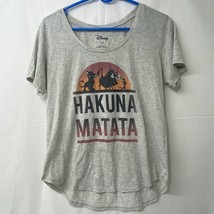 Disney The Lion King Simba, Timon, &amp; Pumba Hakuna Matata Shirt Sz L - £10.27 GBP