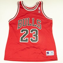 VTG Champion Chicago Bulls 23 Jordan NBA Basketball Jersey Mens Size 44 - $68.55