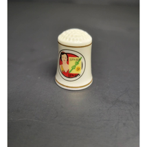 Vintage 1980 Franklin Mint Porcelain SenSen Thimble  - $9.89