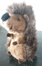 STEIFF © Hedgehog Vintage 90s Mohair Toy by Steiff Germany 7&quot; Stuffed An... - $19.79