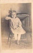 Daughter Child Portrait RPPC Real Photo Postcard 1920 Jessica Marie Covert - £7.42 GBP