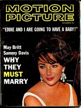 Motion Picture 9/1960-Liz Taylor-May Britt-Kim Novak-Elvis-Tuesday Weld-VG - £25.20 GBP