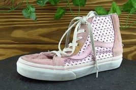 VANS Youth Girls Shoes Size 1 M Pink Skateboarding Fabric - £12.05 GBP