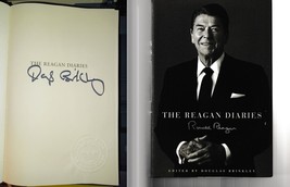 The Reagan Diaries SIGNED by David Brinkley NOT Personalized! Hardcover  - £23.25 GBP